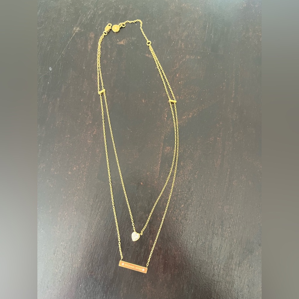 Michael Kors Rose Gold Layered Necklace